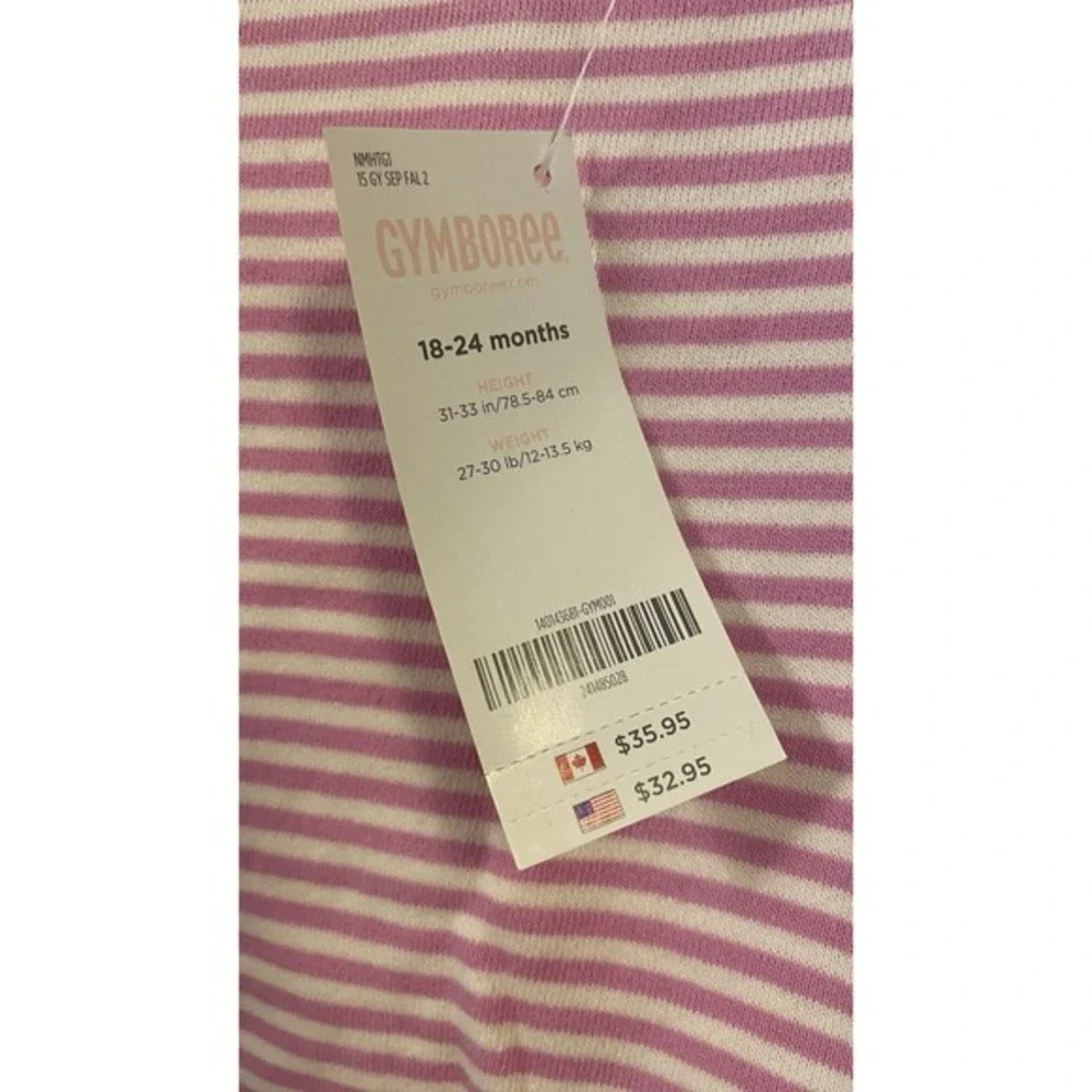 Gymboree Baby Girl‎ 18-24 Month Pink Dress. Bow Detail, Spring Easter NWT
